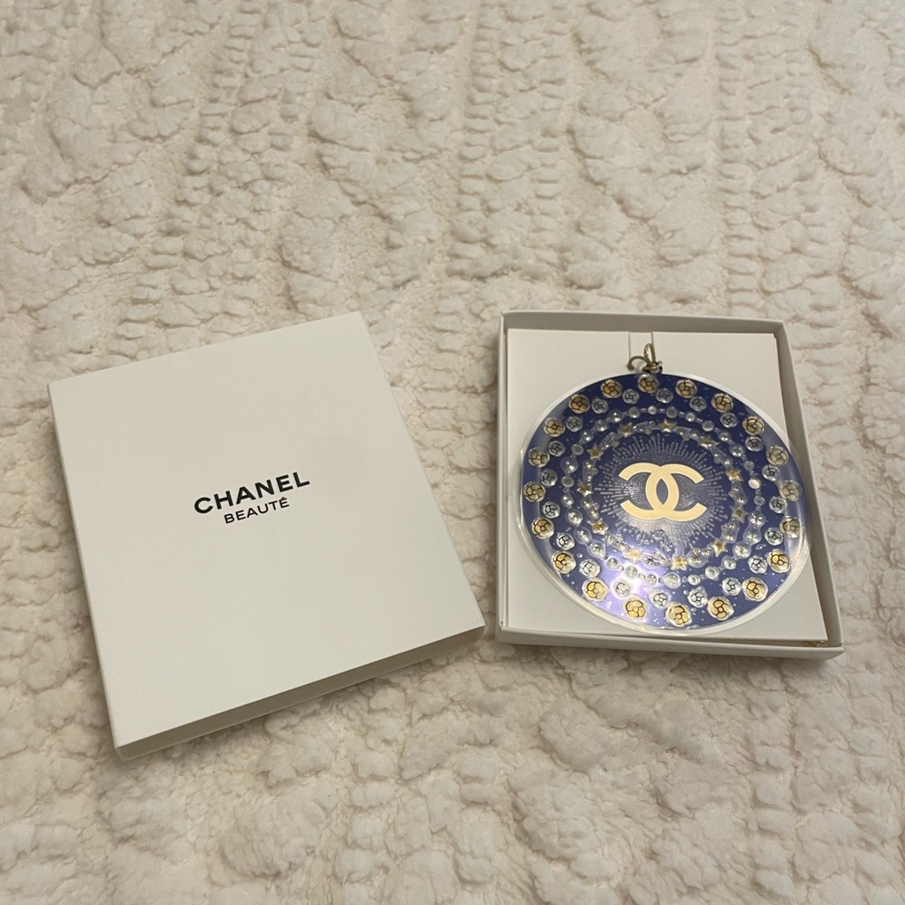 Chanel Limited Edition Blue & Gold Hanging Ornament